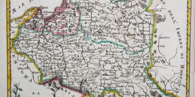 Mapa Litvy staré 